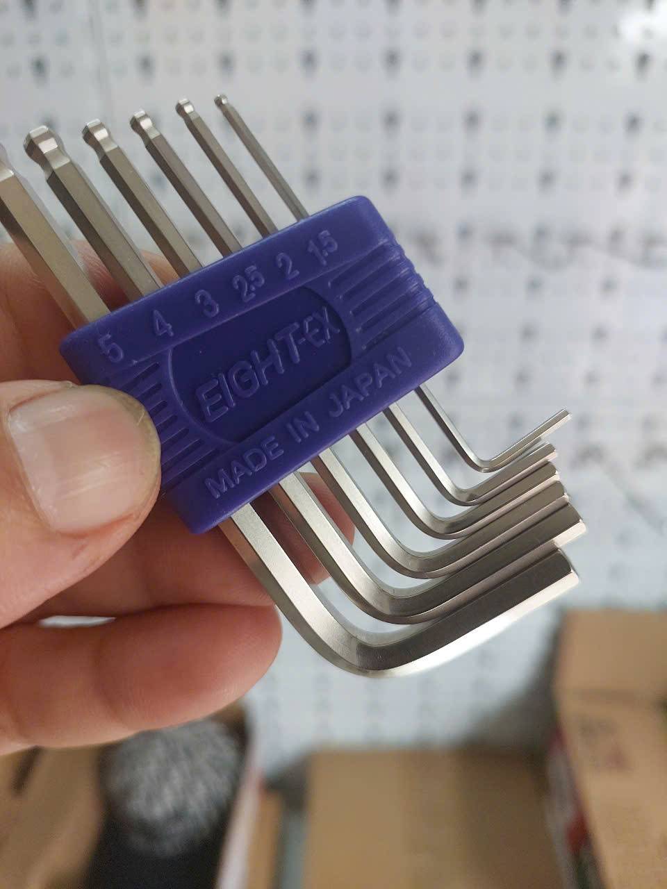 Bộ lục giác đầu bi loại ngắn TS-6 EIGHT Nhật Bản