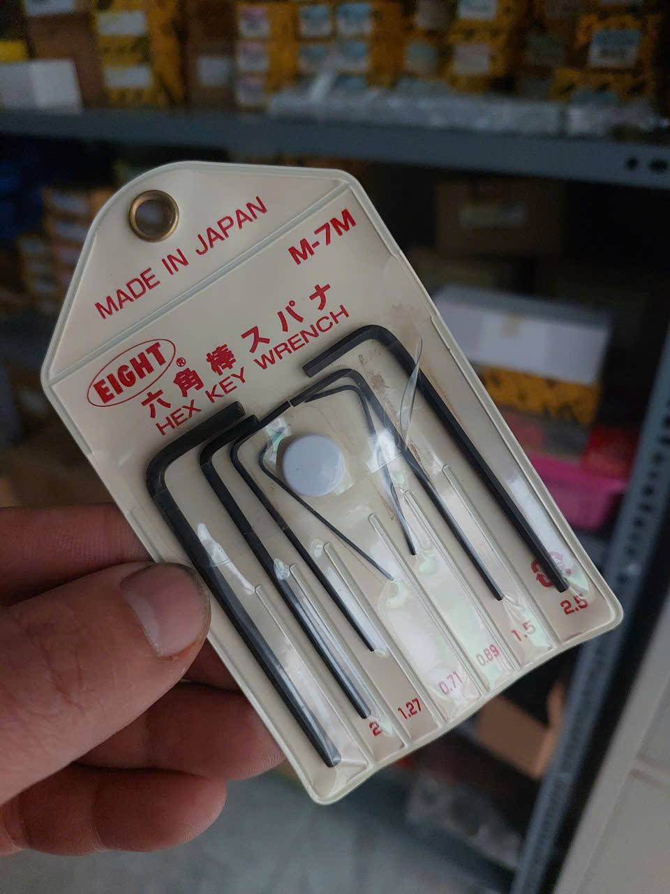 Bộ lục giác mini hệ mét EIGHT M-7M