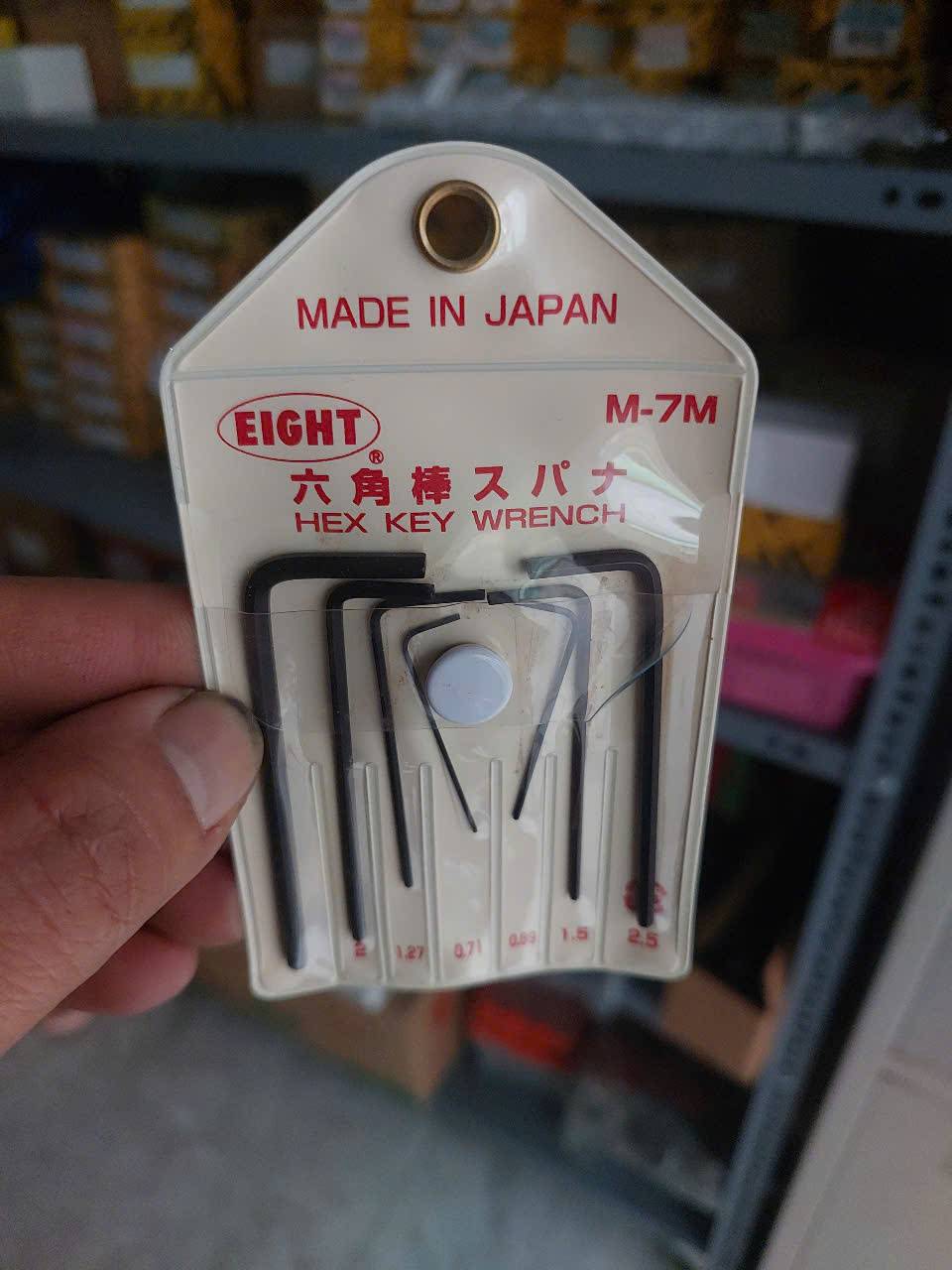 Bộ lục giác mini hệ mét EIGHT M-7M