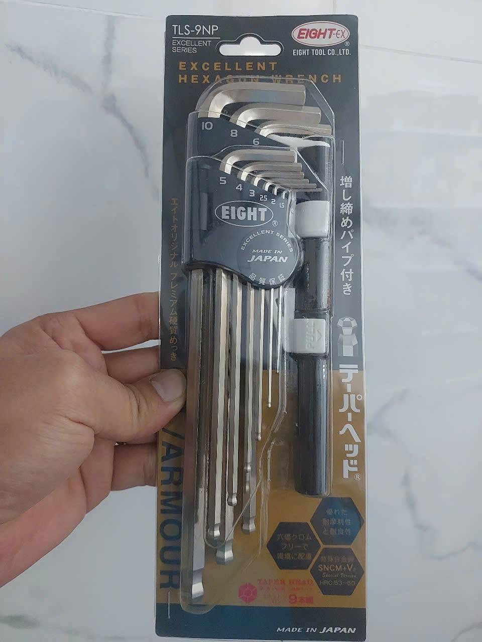 Bộ lục giác bi 9 cây Eight TLS-9NP