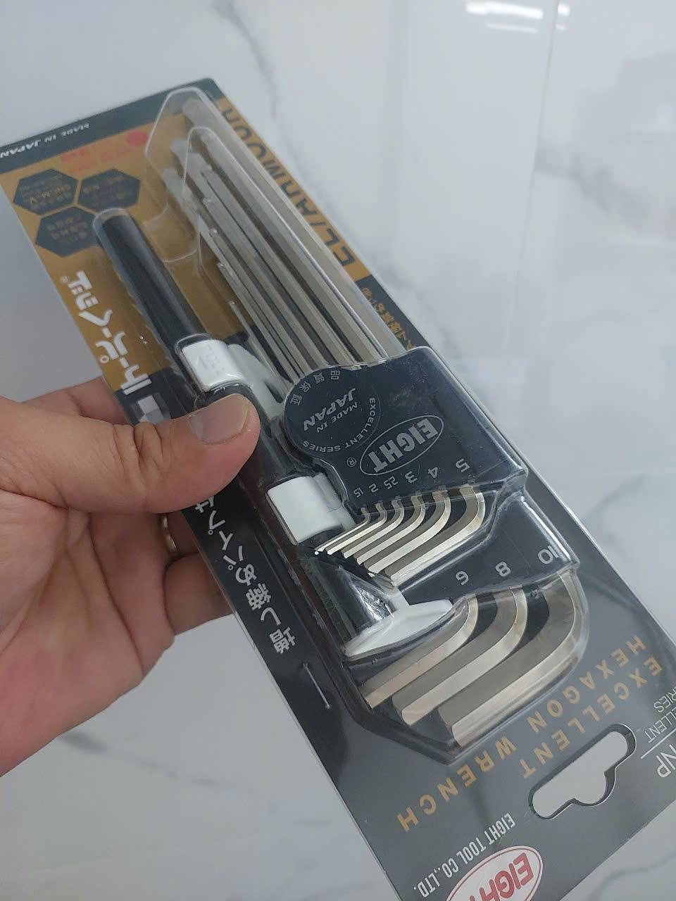 Bộ lục giác bi 9 cây Eight TLS-9NP