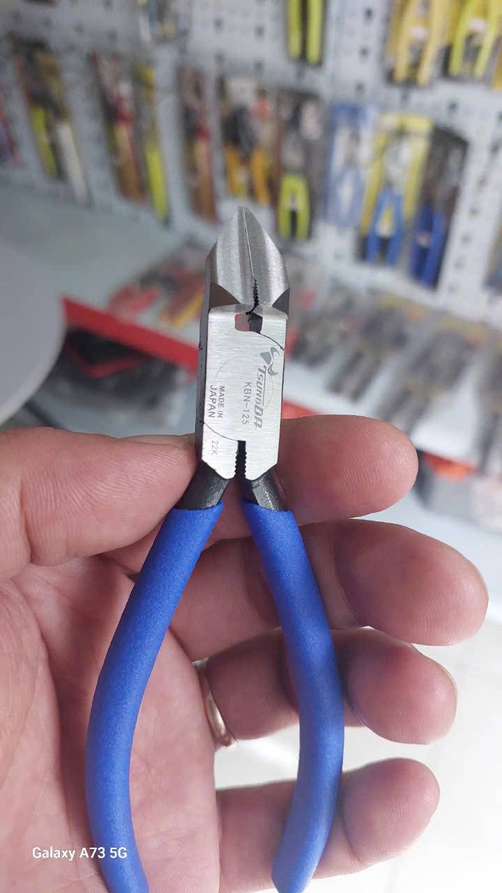 Kìm xiết và cắt dây rút nhựa Tsunoda KBN-125