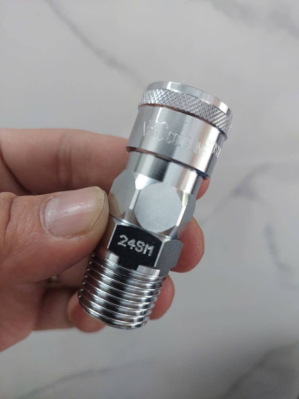 Đầu nối nhanh khí nén NKC NL-24SM