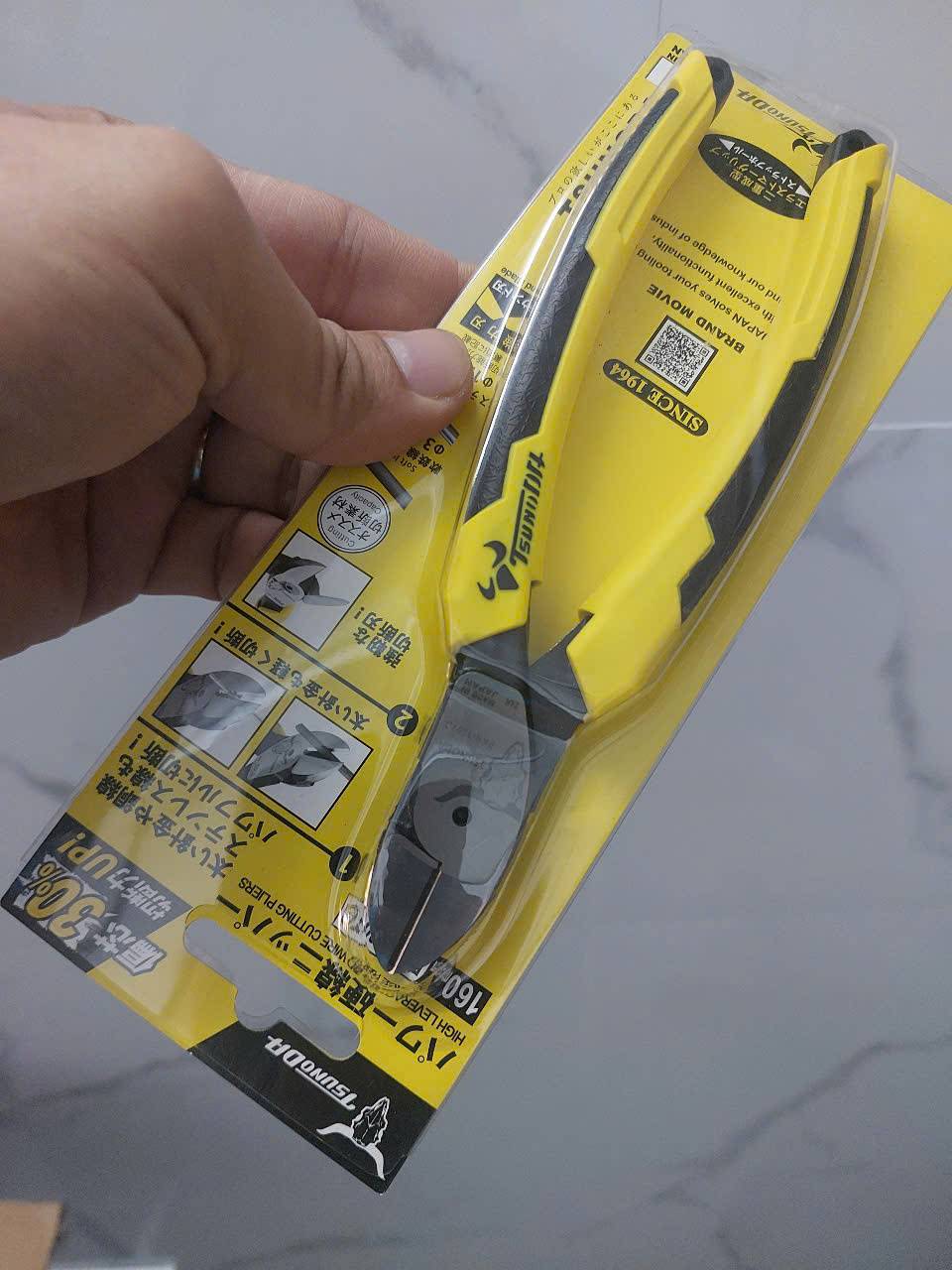 Kìm cắt dây cứng cán đúc Tsunoda PKN-160TG