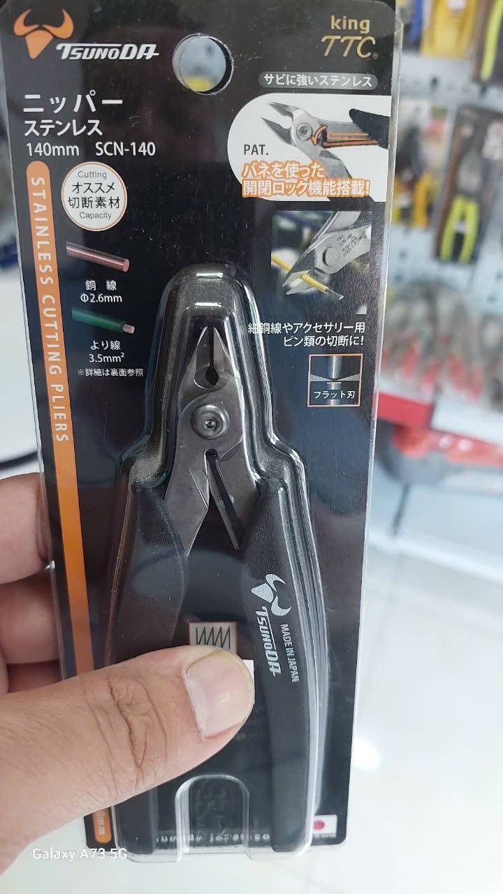 Kìm cắt không gỉ Tsunoda SCN-140