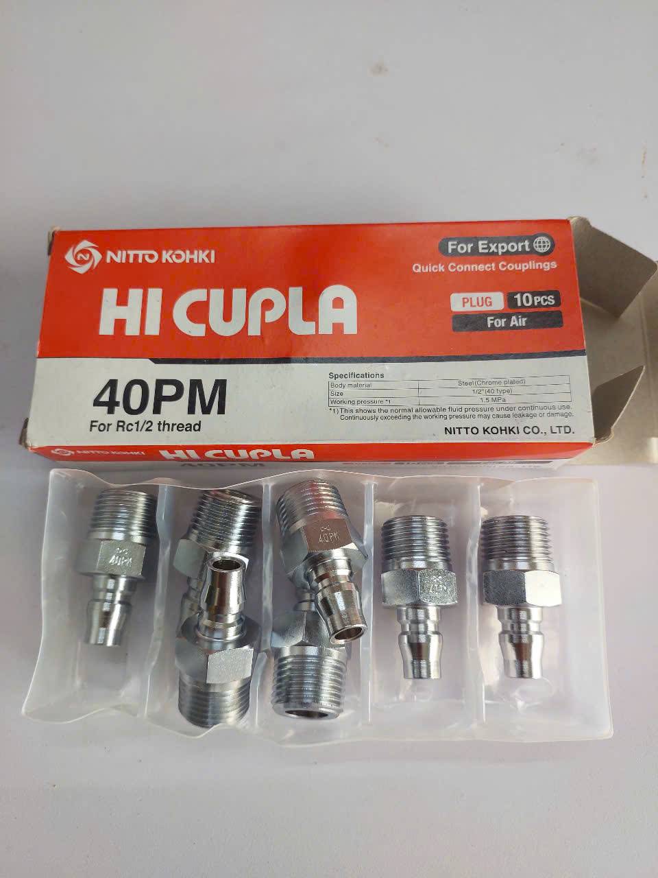 Đầu nối nhanh khí nén Nitto 40PM