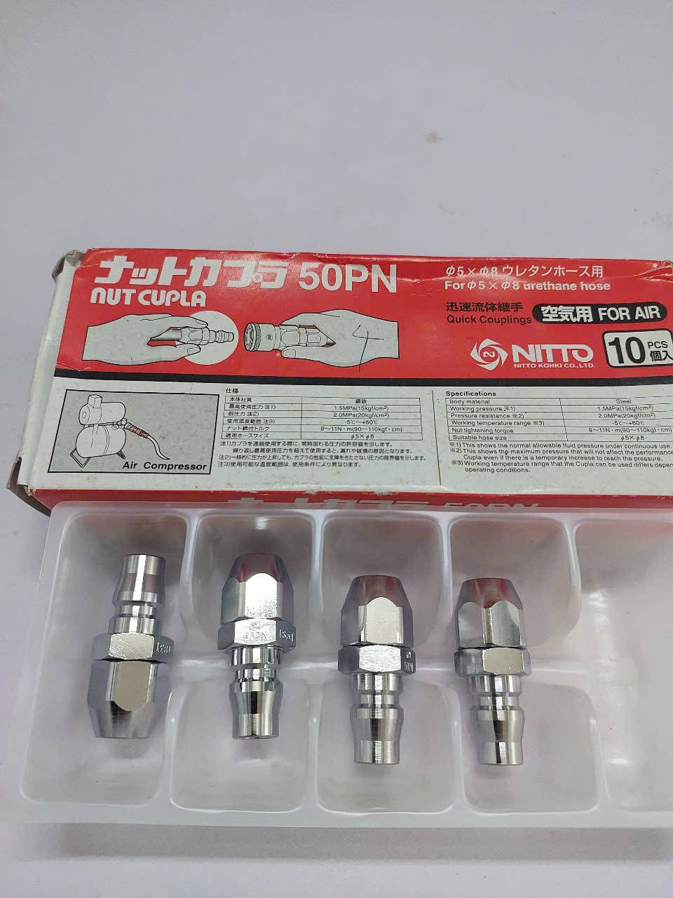 Khớp nối nhanh khí nén Cupla Nitto 50PN