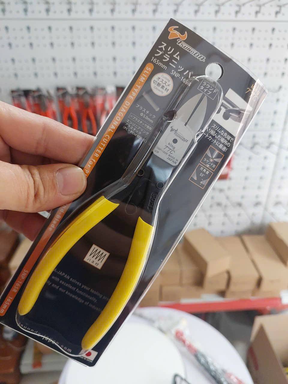 Kìm cắt nhựa lưỡi tròn Tsunoda SNP-165R