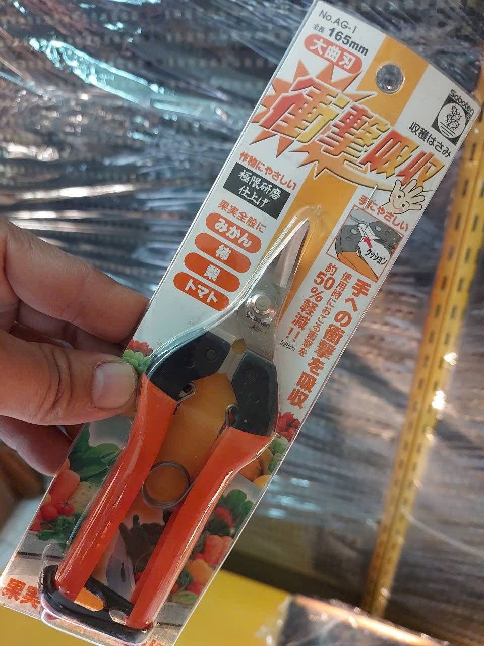 z7277734031598_73de144f81e25c9779fc5e30feb200dd Kéo thu hoạch lưỡi cong AG-1 Saboten Nhật Bản