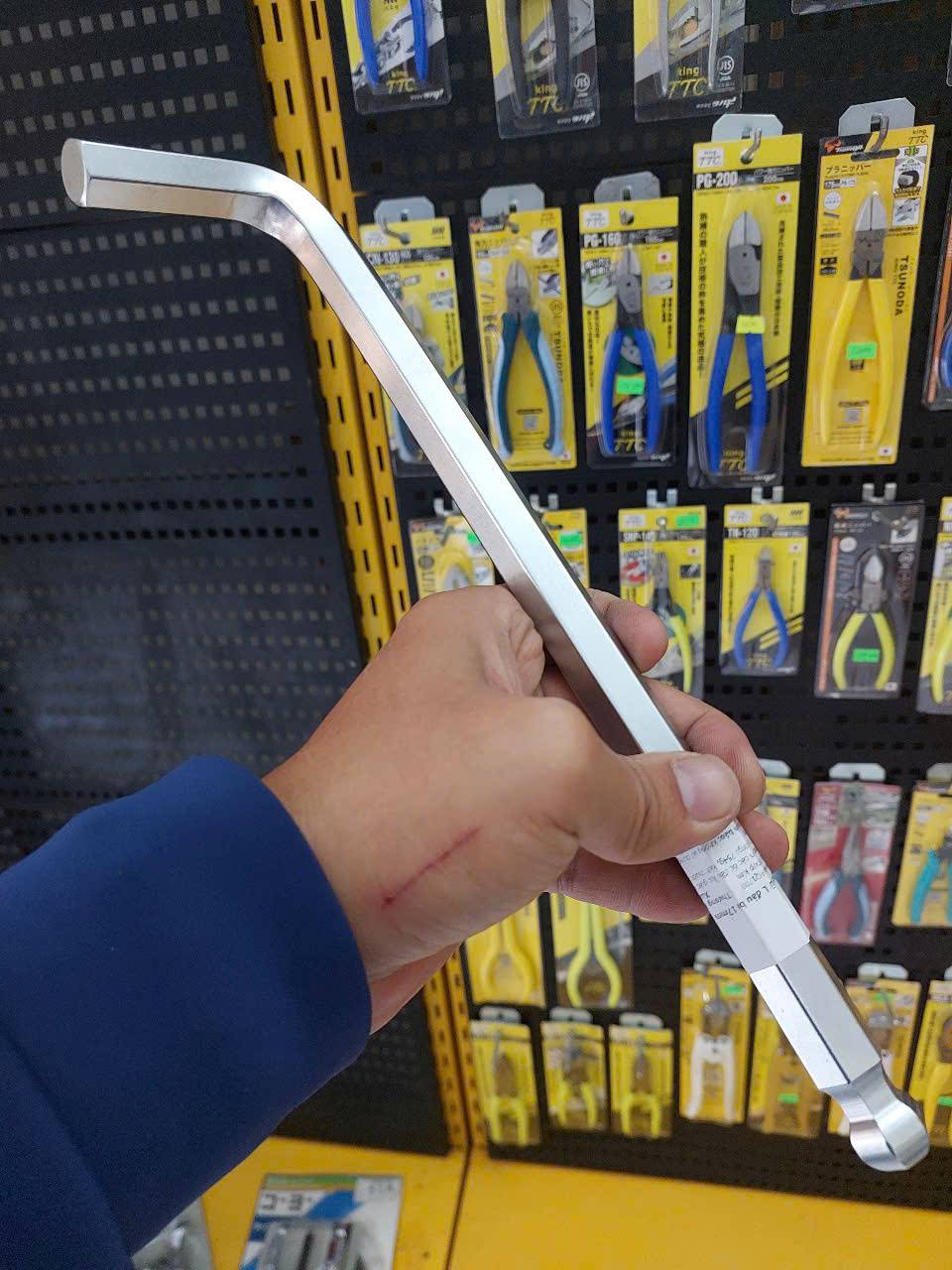 Lục giác chữ L đầu bi 17mm Asahi AQ1700
