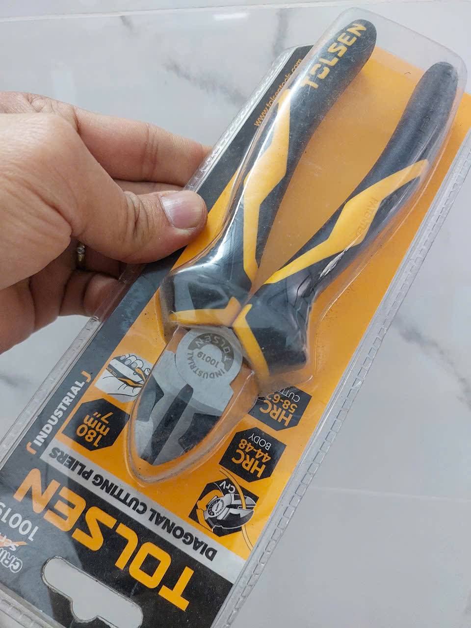 Kìm cắt công nghiệp 7” Tolsen 10019