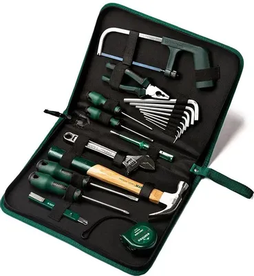 Bộ dụng cụ sửa chữa cơ bản gồm 19 chi tiết đa năng SATA 04110