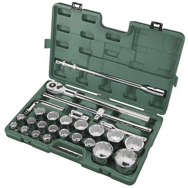 Bộ đầu khẩu 26 chi tiết cỡ lớn (3/4 inch & 1 inch) SATA 09016