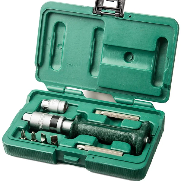 Bộ tua vít đóng đầu tuýp 8 chi tiết chuyên dụng SATA 09603