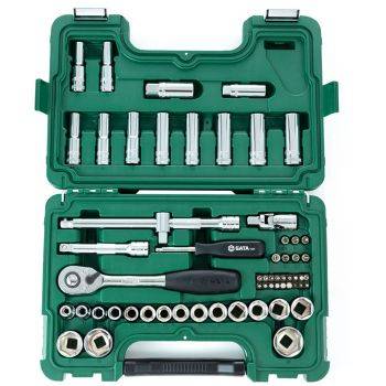 Bộ đầu tuýp (đầu khẩu) và mũi vít đa năng cao cấp gồm 86 chi tiết SATA 09013