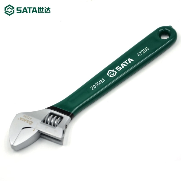 Mỏ lết cán bọc nhựa kích thước 8 inch (200mm) SATA 47250