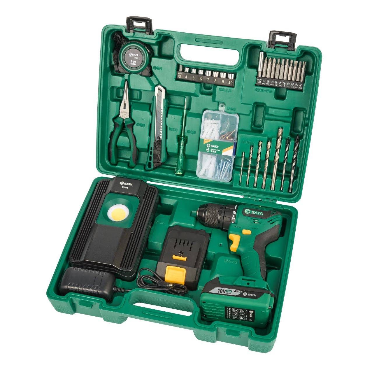 Bộ dụng cụ cơ khí ngoài trời SATA 51108 (88 chi tiết)
