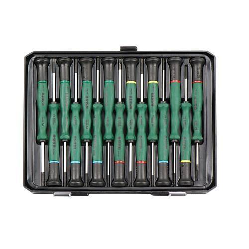 Bộ tua vít điện tử cán dài 15 chi tiết SATA 09317