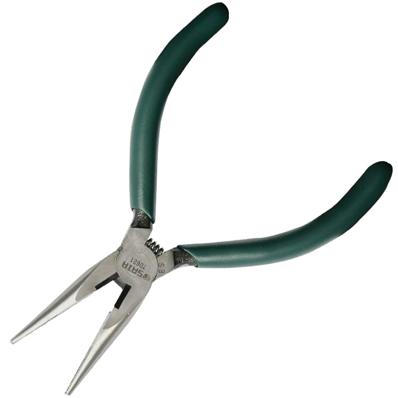 Kìm cắt mũi nhọn có lò xo trợ lực kích thước 5 inch (125mm) SATA 70621