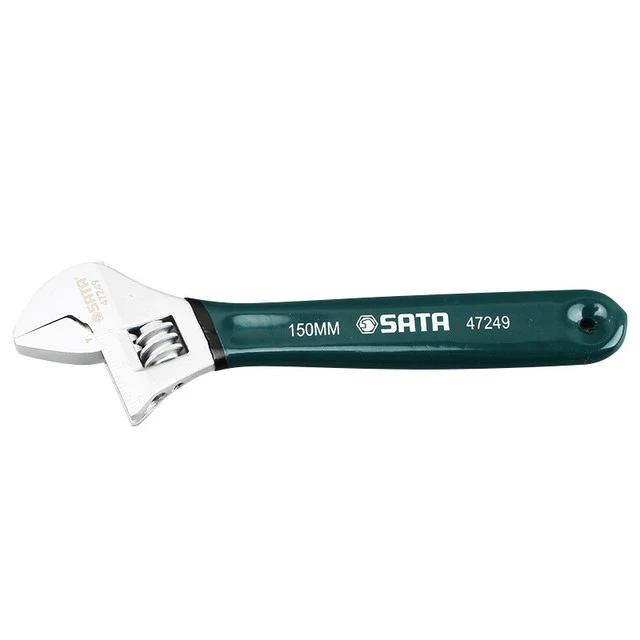 Mỏ lết cán bọc nhựa 6 inch (150mm) kiểu Châu Âu SATA 47249