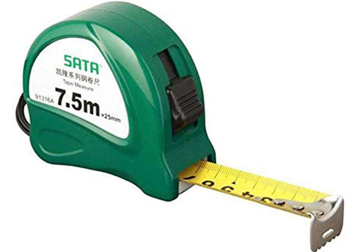 Thước cuộn thép cao cấp dài 7.5m SATA 91316A