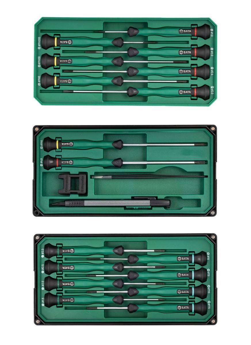 Bộ dụng cụ sửa chữa điện tử cao cấp gồm 20 chi tiết SATA 09321