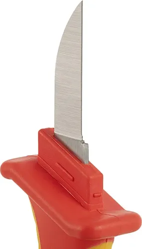 Dao rọc cáp lưỡi thẳng cách điện 1000V (VDE) chuyên dụng SATA 93472