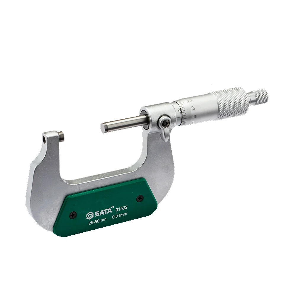 Thước kẹp Panme đo ngoài cơ khí (Outside Micrometer) dải đo 25 – 50 mm SATA 91532