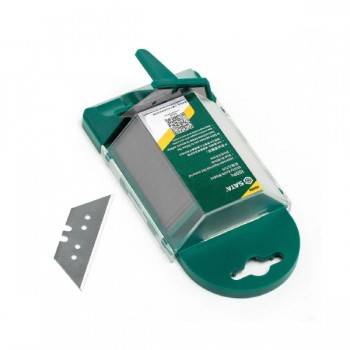 Hộp 100 lưỡi dao rọc giấy đa năng hình thang SATA 93435A