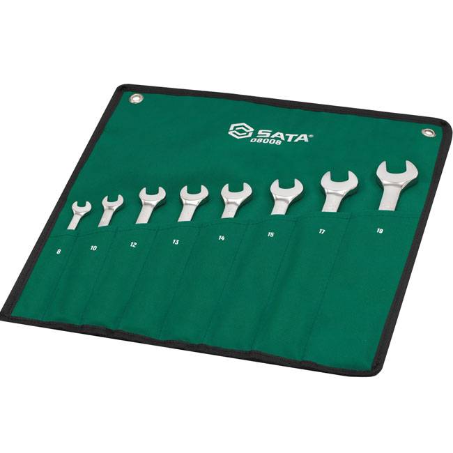 Bộ cờ lê vòng miệng tự động gồm 8 chi tiết SATA 08008