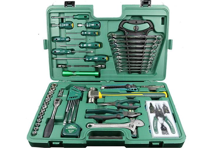 Bộ dụng cụ sửa chữa cơ khí chuyên nghiệp gồm 58 chi tiết SATA 09516