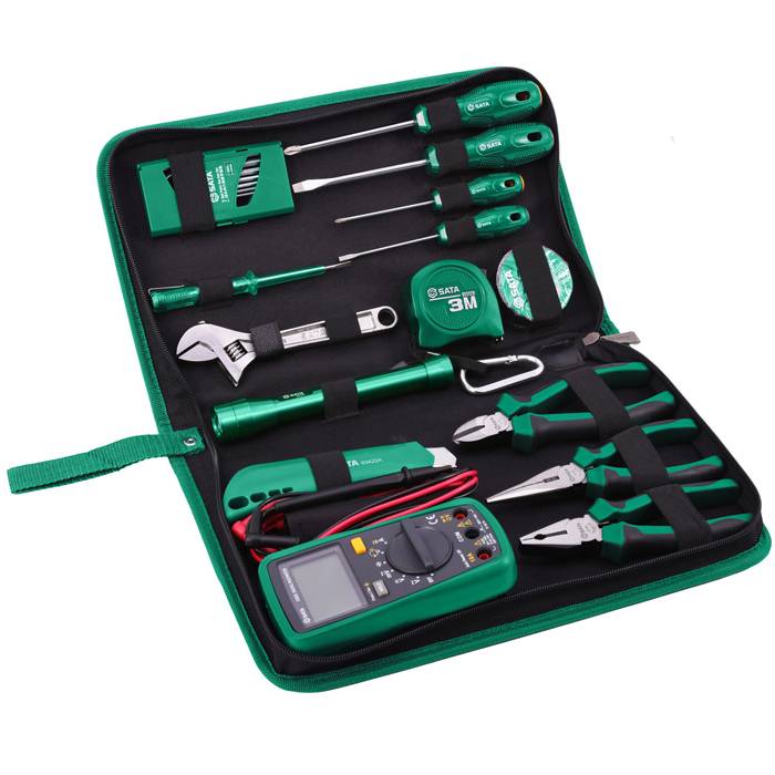 Bộ dụng cụ sửa chữa điện tử 21 chi tiết chuyên nghiệp SATA 03790