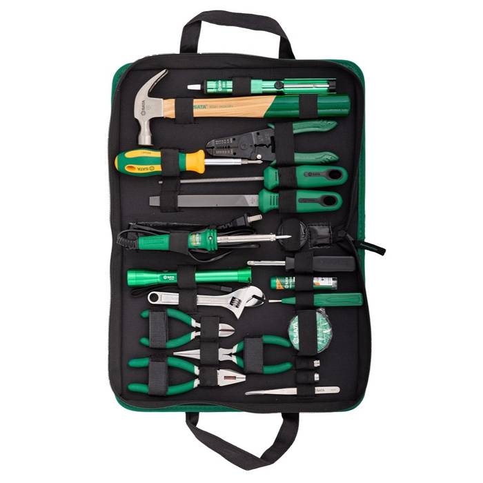 Bộ dụng cụ sửa chữa điện và điện tử đa năng 25 chi tiết SATA 03780