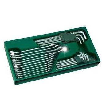 Bộ khay cờ lê vòng miệng và lục giác gồm 30 chi tiết SATA 09906