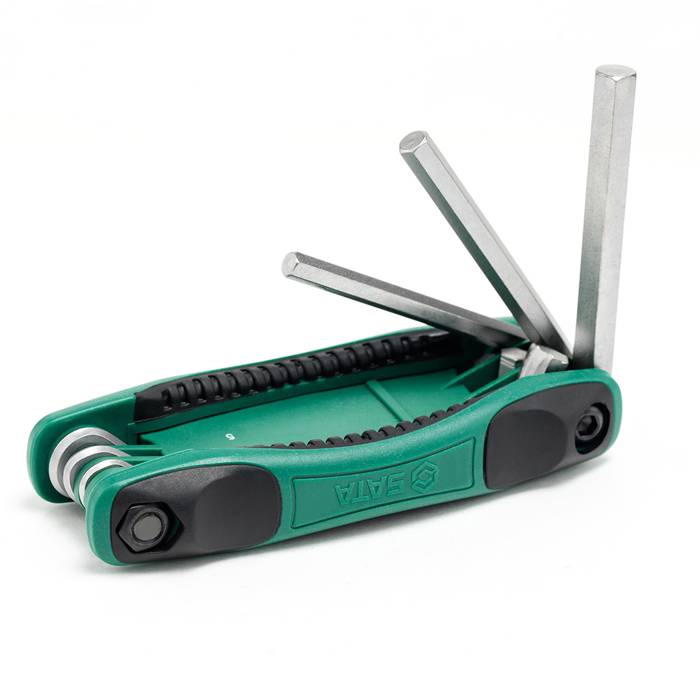 Bộ lục giác gập 8 chi tiết hệ mét SATA 09121