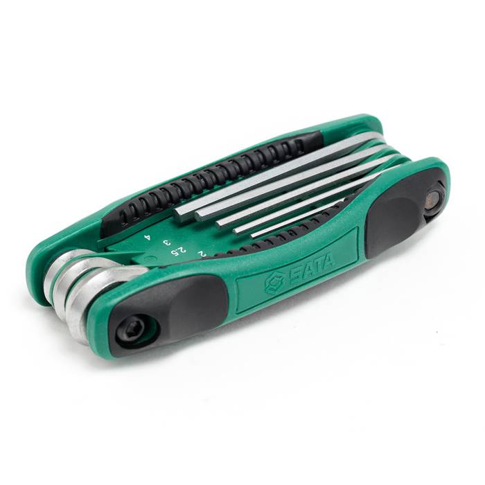 Bộ lục giác gập 8 chi tiết hệ mét SATA 09121