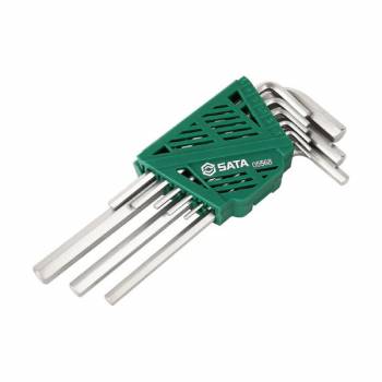 Bộ lục giác đầu bằng thân dài 7 chi tiết hệ mét SATA 09111