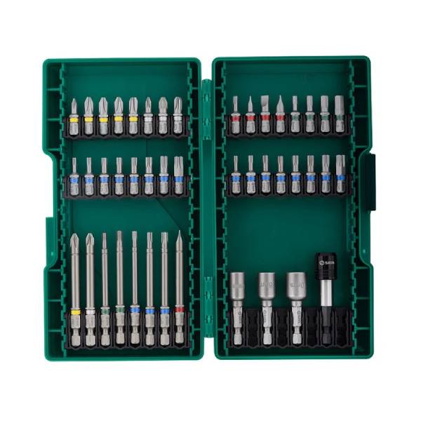 Bộ phụ kiện mũi vặn vít đa năng 44 chi tiết cao cấp SATA 09337