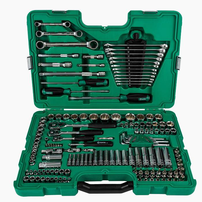 Bộ dụng cụ cờ lê – đầu tuýp đa năng 150 chi tiết SATA 09510