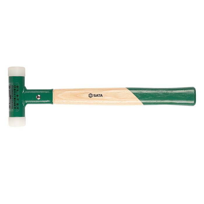Búa nhựa chống nảy (búa cao su lắp đặt) cán gỗ Hickory SATA 92605
