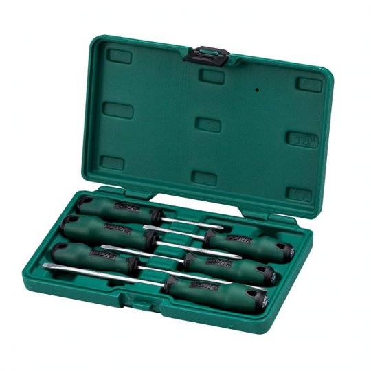 e483e3aa4d3695cf20e0d5cebb5d45cfb3126fd5 Bộ tua vít dẹp và bake dòng T gồm 6 chi tiết cao cấp SATA 09309