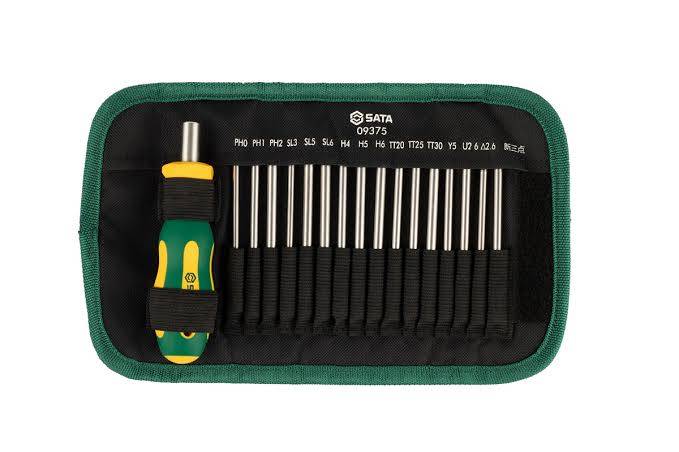 Bộ tua vít đa năng thay đầu 17 chi tiết SATA 09375