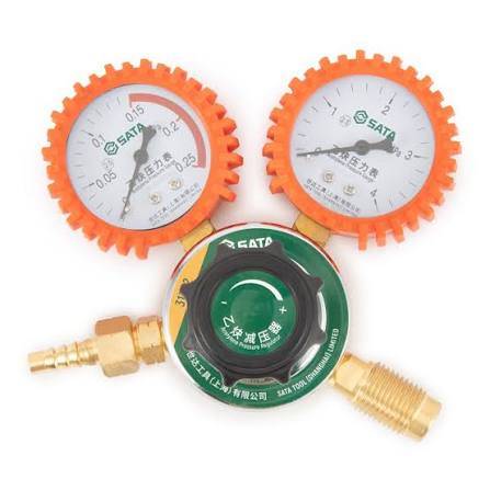 Đồng hồ điều áp giảm áp khí Acetylen ren ngoài SATA 31332