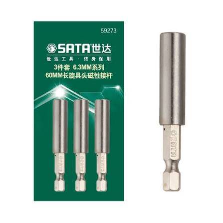 Bộ 3 đầu giữ mũi vít / đầu bắn tôn từ tính 60mm SATA 59273