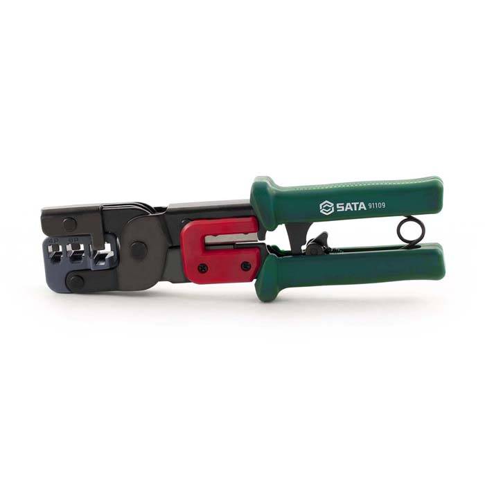 Kìm bấm đầu cáp mạng và cáp viễn thông chuyên dụng kích thước 9 inch SATA 91109