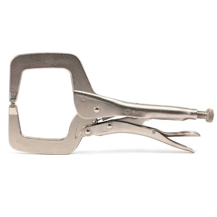 Kìm bấm chết chữ C (mỏ kẹp hàn) kích thước 11 inch SATA 71601
