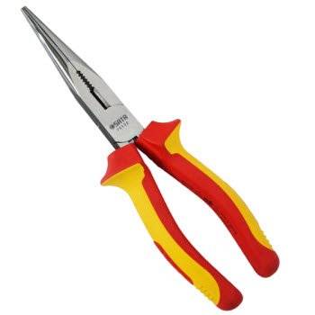 Kìm mũi nhọn cách điện VDE 1000V cao cấp có kích thước 8 inch (200mm) SATA 70132