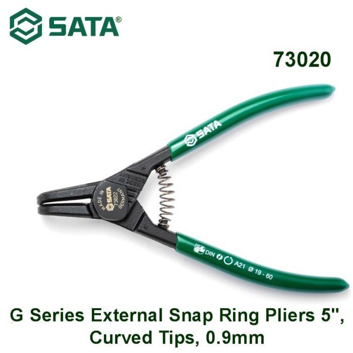 Kìm mở phe ngoài mũi cong 5 inch (125mm) SATA 73020