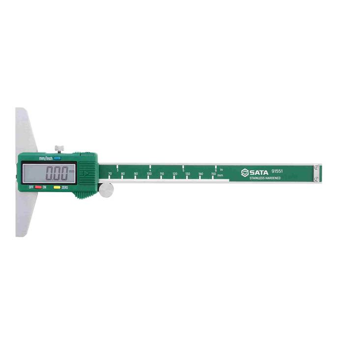 Thước đo độ sâu kỹ thuật số (điện tử) 0-150mm SATA 91551