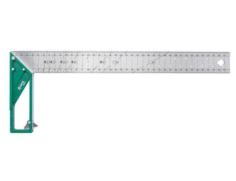 Thước lá cầm tay vuông góc (thước ê-ke vuông) dài 400mm SATA 91415